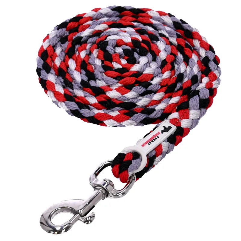Schockemohle Catch Style Leadrope - Black/True Red